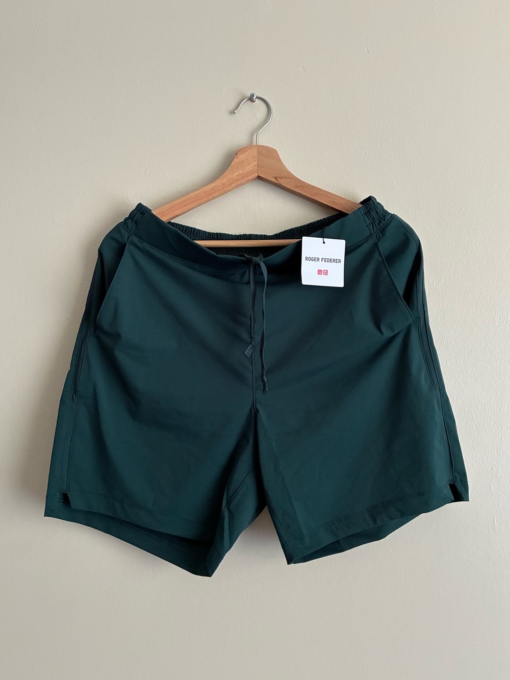 Roger Federer Ultra Stretch Active Uniqlo Tennis Shorts Men Size Medium